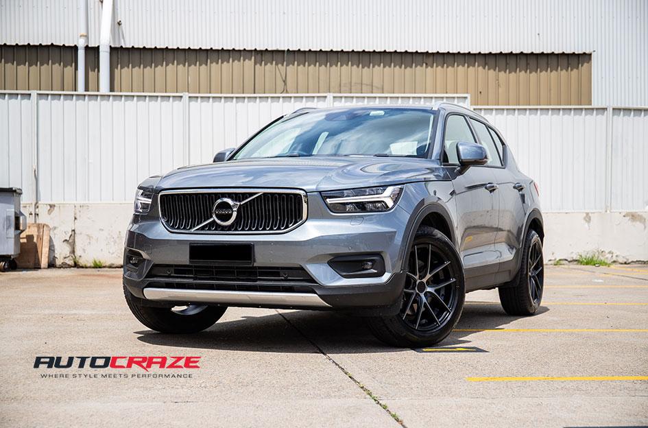 VOLVO XC40 TARGA BLACK MACHINED FACE